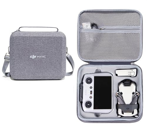 LINGHUANG Mini 4 Pro Drone Hard Carrying Case, Original Storage Case with Propeller Holder Strap Kit for DJI Mini 4 Pro Drone and 2 Batteries