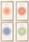 4 Stück Poster Set Bilder Body Mind Soul, Aura Set, Aesthetic Bilder Für Wand Clean Girl, Aesthetic Room