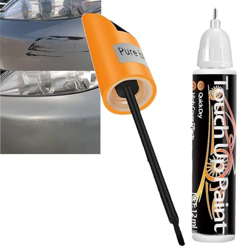 HIVETZ Black Touch Up Paint Pen for Cars, 2 Pack, Enamel, Gloss Finish, Car Scratch Repair Pen, Car Paint Touch Up, Car Paint Scratch Repair, Fast Drying