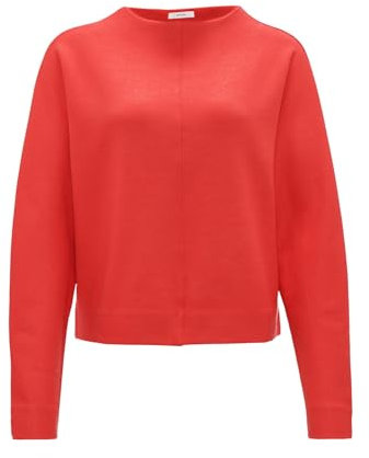 OPUS Damen Sweatshirt | Sweater Gunnel Batwing Fit aus weichem Viskose Mix Sweet red, 44