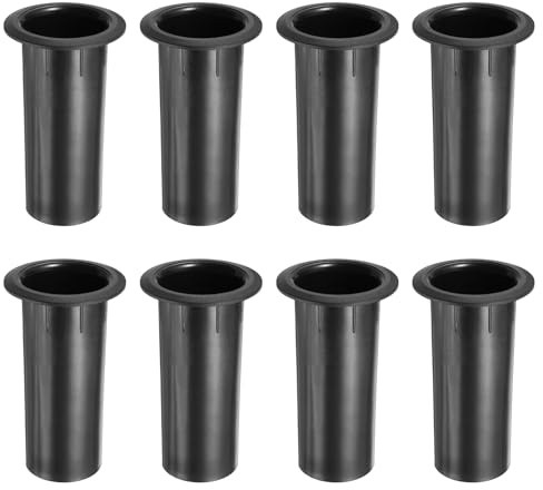 sourcing map 8 Pcs Speaker Cabinet Port Tube, 2 x 5 Inch Speaker Port Tube for Bass-Reflex, Bass Woofer, DIY Speaker Projects, Bass Enhancement