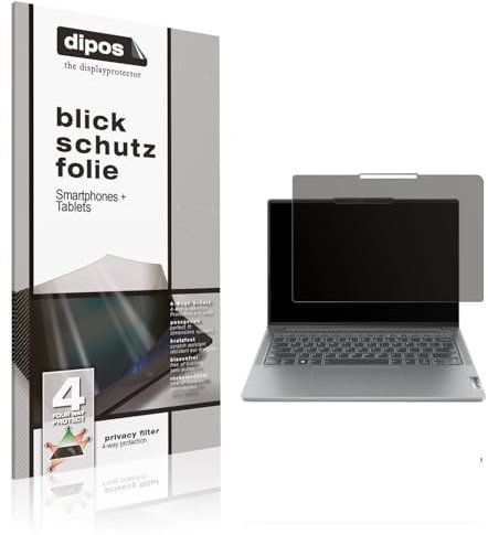 dipos I Privacy Filter compatible with Lenovo IdeaPad Pro 5 Gen 10 14 Zoll Screen Protector Anti-Spy 4-Way Protection