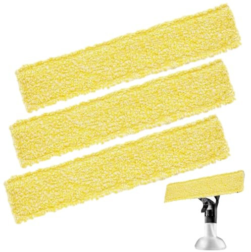DAJING Compatible Microfiber Window Cleaning Pads - 3-Pack Reusable Cloths for WV2/WV5/WV6 Plus Premium Series
