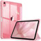 FINTIE Custodia per iPad (A16) 11ª Gen 11 (2025)/iPad 10ª Gen 10.9 (2022) con Portapenne - Sottile Leggero Trasparente Cover Posteriore con Bordo in TPU Morbido Auto Sveglia/Sonno, Rosa
