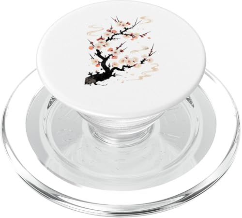 Japanese Apricot Chinese Plum Blossom PopSockets PopGrip for MagSafe