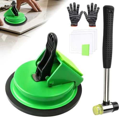 ComPDCVD Floor Gap Fixer Tool for Laminate Heavy Duty Floor Gap Fixer Tool | Laminate Flooring Tools with Suction Cup 45° Surface Floor Gap Repair Tool Made of Iron & Enhanced Suction Cup for Wood