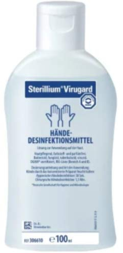 Sterillium 30661 Virugard Händedesinfektionmittel, Portionsflasche, 100 mL
