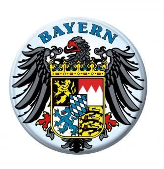 Magnet - Bayern Wappen Emblem - 16239 Gr. ca. 5,7cm - Kühlschrankmagnet