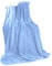 CelinaTex Flauschige XL Kuscheldecke 220 x 240 cm hell blau Decke Sofa Wohndecke weich Soft Mikrofaser Fleece Oeko-TEX TV-Decke
