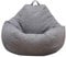 Dandelionsky Klassischer Sitzsackbezug, Bezug für Sitzsack, Faulenz-Liege, für Erwachsene und Kinder, ohne Füllung, baumwolle, grau, 80x90cm