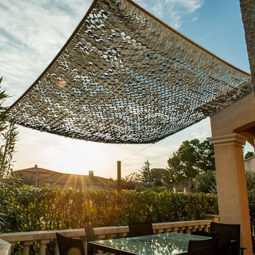 WERKA PRO Toldo de Sombra Perforado Topo 120g/m2 3 x 3m