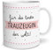OWLBOOK® Beste Trauzeugin fragen Geschenkideen für Trauzeugin Tasse mit Spruch Geschenke zur Hochzeit 300 ml Keramik