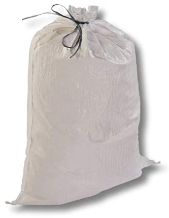 AGRI plus 100 Stk. Gewebesäcke 300 x 600 mm mit Bindeband I Reißfeste Bändchengewebesäcke aus Polypropylen I PP-Säcke mit stabilem Boden & 10 kg Volumen I Lagersäcke atmungsaktiv & UV-beständig