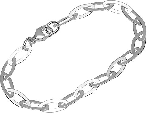 NKlaus Bracciale 925 argento sterling 21cm Luna catena Ladies Designer Bracciale Collana squisito 12720