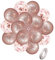 Rose Gold 30th Birthday Balloons Women Happy 30th Birthday Party Deocorations Ballloons 12 Inch 20 Pack