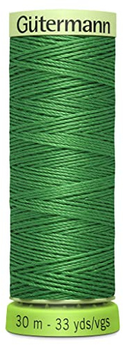 Gutermann 723665 396 Sew All 100% recycled Top Stitch Thread 30mtr, Polyester, Lucky Green, One Size