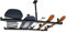 DACK Snowboard Deckenlagerregal, 25,4 - 45,7 cm verstellbarer Skiträger, mit doppeltem SUP Longboard Kajaks Aufhänger, 36,3 kg pro Seite Überkopfhalterung für Garage und Innenbereich