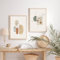 OTURRI Boho Bilder Frau Gesicht Linie Poster Kunstdrucke Abstrakte Wand Bilder Leinwand Gemälde Für Schlafzimmer Wohnzimmer Inneneinrichtung Heimtextilien 50x70cmx2 Ungerahmt
