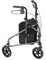 NRS 3 WHEEL ALUMINIUM ROLLATOR SILVER