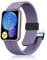 LanQii Bracelet Compatible avec Huawei Watch Fit 2, Sport Souple Silicone Boucle Magnétique Bande Réglable Hommes Femmes pour Huawei Watch Fit 2 -Violette