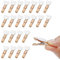 50 mini mollette in legno, 3,5 cm, a forma di cuore, in legno, per esporre foto, piccole mollette in legno, piccole mollette decorative per matrimoni ed eventi, decorazioni per feste di Natale,