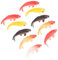 TOYANDONA 10st Puppenhausmöbel Terrarienfisch-Ornamente Mini-koi-Fische Kleine Plastikfische Miniatur- Aus Kunstharz Terrarium- Fischspielzeug Aus Statuen PVC Glas Tier