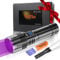 Relybo 30W 365nm UV Torch Rechargeable, Black Light Torches with Power Display, Powerful UV Light Torch Flashlight, Blacklight Ultraviolet Light for Resin Curing, Golf Ball Finder, Pet Urine Detector