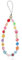 ZUWIJEQ Handy Lanyard, Handykette Perlen, Bunte Perlen Handy Straps,Anti-Lost Handyhülle Anhänger, Handschlaufe, Anhänger Kette Handy Dekoration Zubehör,Phone Charm Perlen zum Umhängen