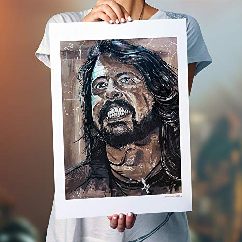 Jos Hoppenbrouwers Dave Grohl, Foo Fighters Poster (50 x 70 cm)