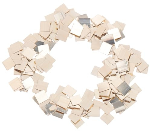 Housoutil 100 Pièces Puces Prédécoupées De Soudure à L'argent Pour Bijoux Accessoire De Brasage à Fusion Basse Pour Réparation Et Fabrication De Bijoux