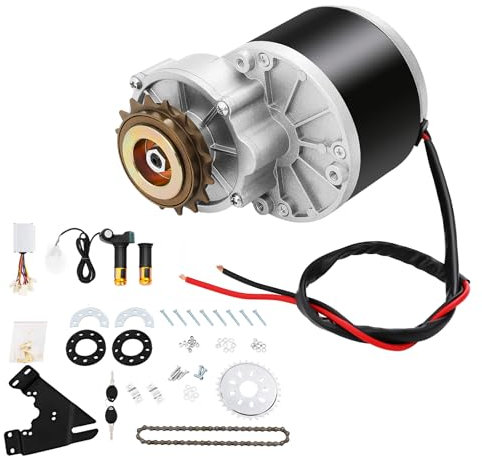 OUBUBY 250W 24V Elektrofahrrad Umrüstsatz E-Bike Hinterrad/Vorderrad Umbausatz Kit Fahrrad Motor Ebike Nachrüstsatz Ebike Conversion Kit mit Brush Motor für Die Meisten Fahrradräder