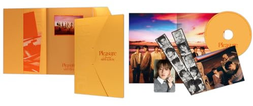 TREASURE - SPECIAL MINI ALBUM [PLEASURE] (YELLOW Ver.) Photobook + Selfie Photocards + Printed Photos + CD + Film Photos + Folded Poster + 4 Extra Photocards