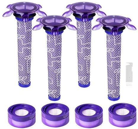 Repuesto De Filtro De Aspiradora, Compatible Con Filtros Posteriores Y Prefiltros For Aspiradora Inalámbrica Dyson V8 Focus Mattress, N.° De Pieza 965661-05