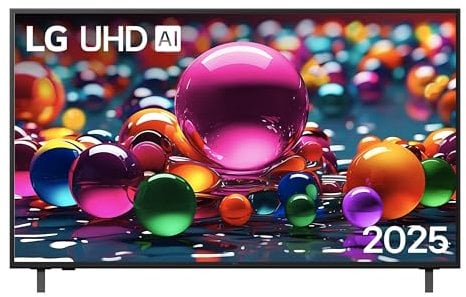 LG webOS UHD AI UA75 TV 55 pollici, Smart TV 4K Ultra HD, Processore α7 Gen8, webOS con AI, Filmmaker mode, HDR10, Gaming con VRR 4K@60Hz, Game Optimizer, Wi-Fi, 55UA75006LA 2025