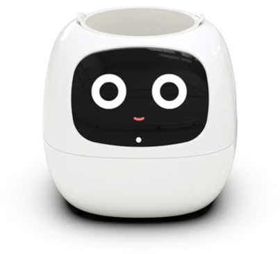 Koolenry Robot Intelligent pour Pot de Fleurs, Entretien des Plantes, Personnalisation, Robot Intelligent, Interaction Riche en, Compagnon, Cadeau, B