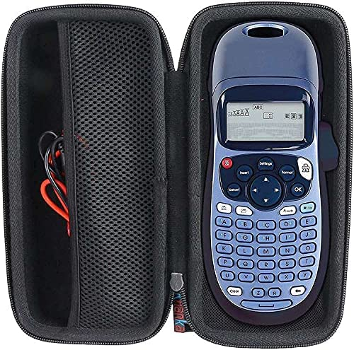 Khanka (Nur Tasche) Hart Tasche Case für Dymo LetraTag LT-100H/für LT-100H PlusBeschriftungsgerüt Handgerüt Tragbares Etikettendrucker Etui Schutzhülle.