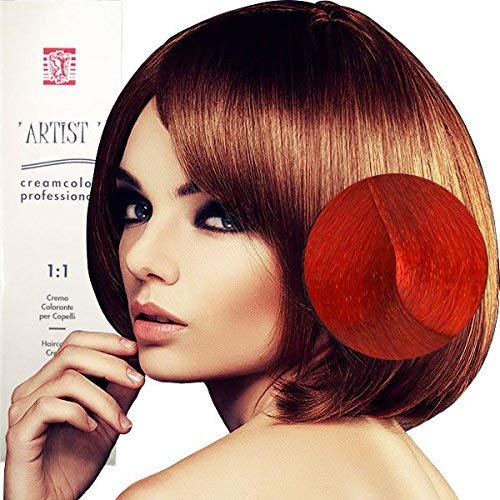 Tinte de Pelo Profesional Extreme con Amoníaco Permanente 100ml Made in Italy (00/63 Cobre Dorado)