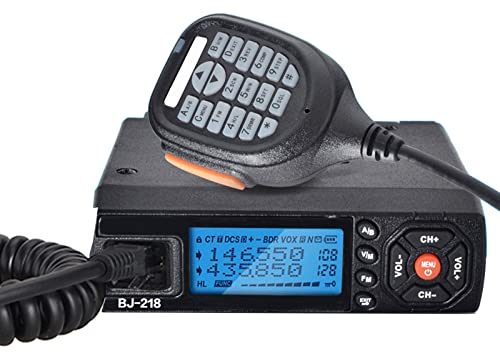 Radio para automóvil VHF, Radio de Doble Banda VHF/UHF, walkie-Talkie con Cable para Encendedor de Cigarrillos para vehículos, Camiones, etc.