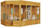 BillyOh Corner Summerhouse 11 x 7 Log Cabin Garden Storage Shed Summer House Renna Wooden Summerhouses (Doors on Left)