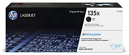 HP 135X (W1350X) Original Tonerkartusche Schwarz (hohe Reichweite, Kompatibel mit: HP LaserJet Druckern)