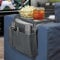 JIAHG Sofa Armrest Organiser with Tray, Couch Armchairs Arm Rest Caddy Storage Bag Pouch Remote Control Holder Chair Sofa Bedside Pockets Tidy Table Space Saver for Phone Glasses Magazines Newspaper