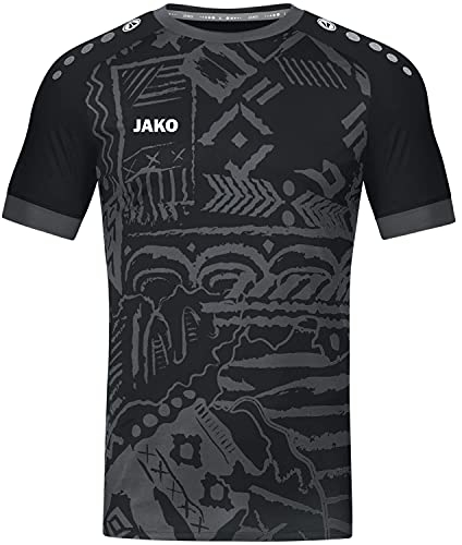 JAKO Kinder Trikot Tropicana (Kurzarm), Schwarz/Anthrazit, 140