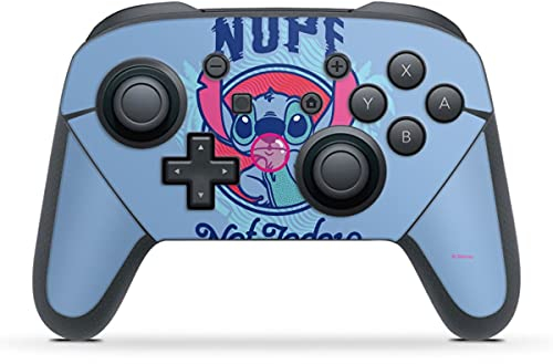 DeinDesign Skin kompatibel mit Nintendo Switch Pro Controller Folie Sticker Disney Sprüche Lilo & Stitch
