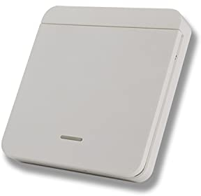 Interrupteur intérieur sans fil Tormatic Novoferm 433 MHz compatible avec transmission de porte de garage Black Run Novomatic avec émetteur 502 522 MAX43-2 (1 canal)