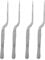 iplusmile 4Pcs In Acciaio Inox Pinzette Curva Seghettato per Laboratorio e Piantagione Utensili