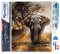 Figured'Art Diamond Painting Erwachsene 40x50cm Ganze Leinwand gerollt Elefant in der Savanne 5D Bilder Eckige Steine - DIY Set Basteln