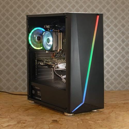 Computer Specialist Gaming PC - AMD Ryzen 5 5600X 4.6 CPU | RTX 3060 Ti | 16GB 3200MHz DDR4 | 500GB M.2 NVMe SSD + 1TB HDD | 600mbps WiFi | Windows 11 | C1007 Gaming Case