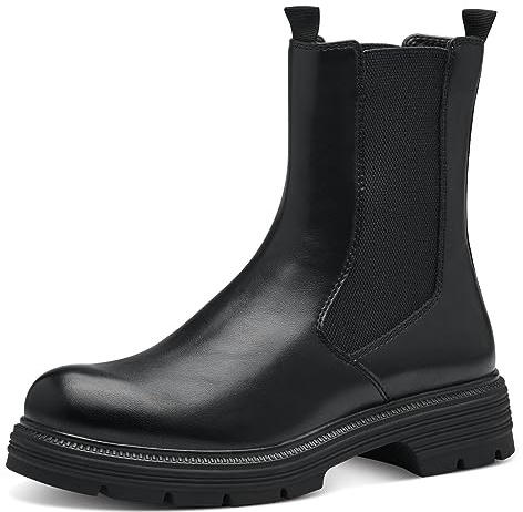 Tamaris Damen Stiefel Vegan schwarz 36