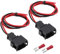 The Lord of the Tools 2Pcs Front Car Speaker Wire Replacement Compatible with BMW 3 Series E46 1998-2006 Car Audio Speaker Cord Harness Excellent Adapter 40cm/15.7