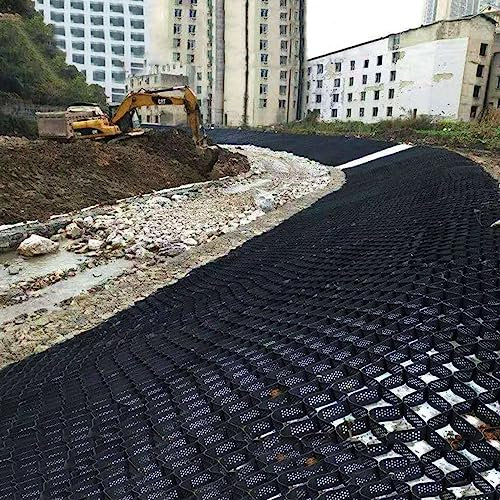 Kiesgitter Core Path Kiesweg Stabilisator Gitter, Beton/ Gras/ Erbsen Durchlässige Pflastersteine Für Terrasse/ Schuppen/ Gehweg/ Einfahrten, Leicht Zu Schneiden ( Color : WxH , Size : 6m x 9m (20ft x